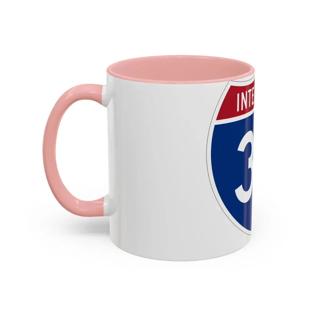 Interstate 35 (U.S. Highways) Accent Coffee Mug - Go Mug Yourself