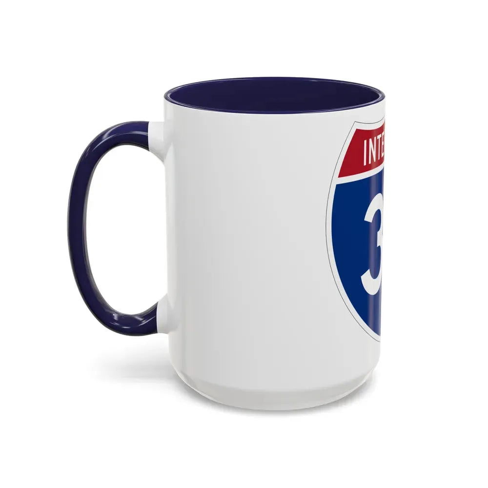 Interstate 35 (U.S. Highways) Accent Coffee Mug - Go Mug Yourself