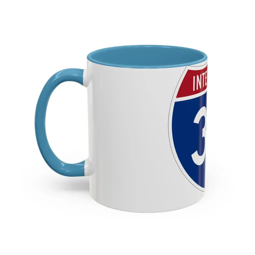 Interstate 35 (U.S. Highways) Accent Coffee Mug - Go Mug Yourself