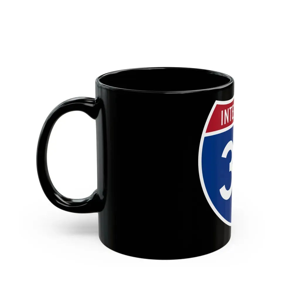 Interstate 35 (U.S. Highways) Black Coffee Mug - Go Mug Yourself