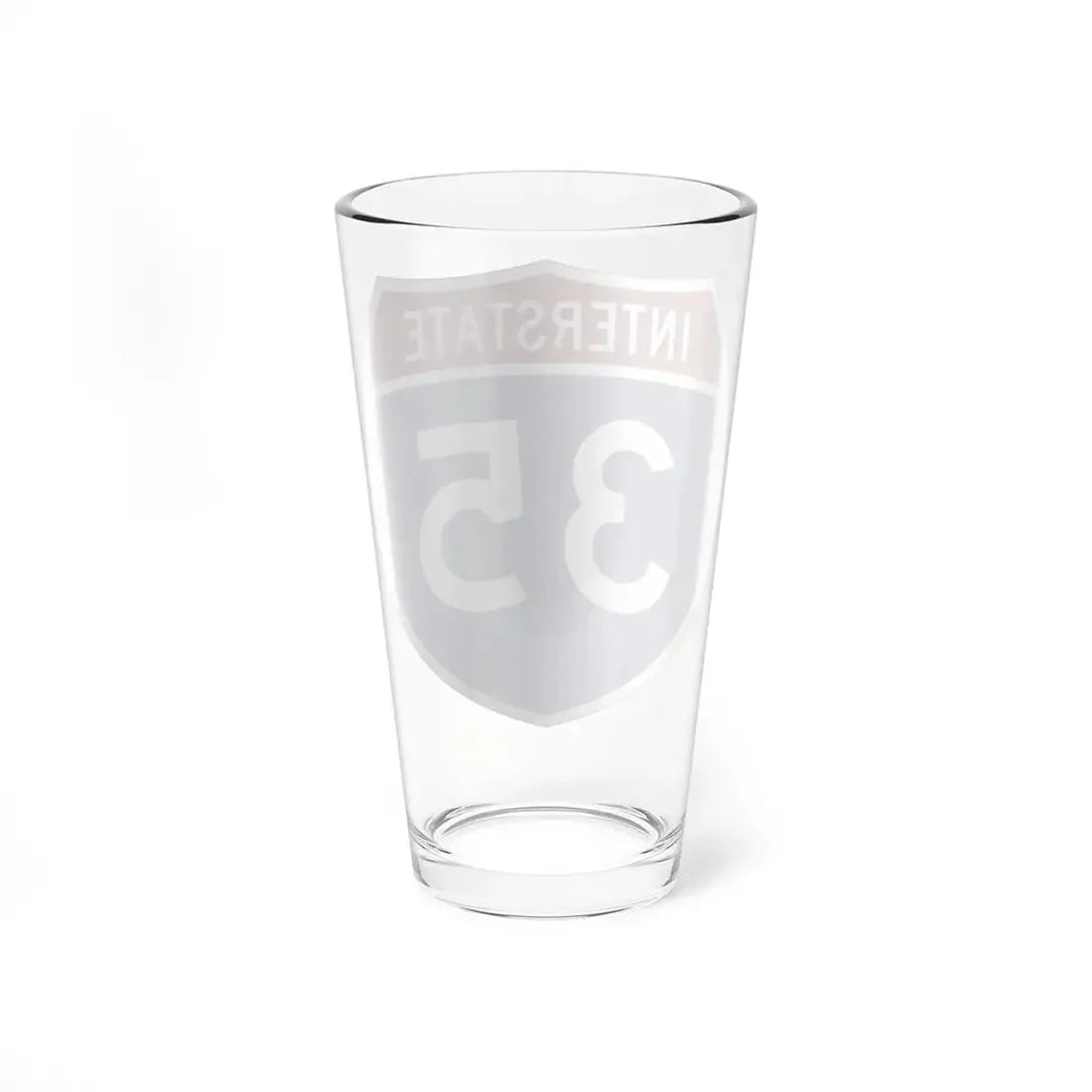 Interstate 35 (U.S. Highways) Pint Glass 16oz - Go Mug Yourself