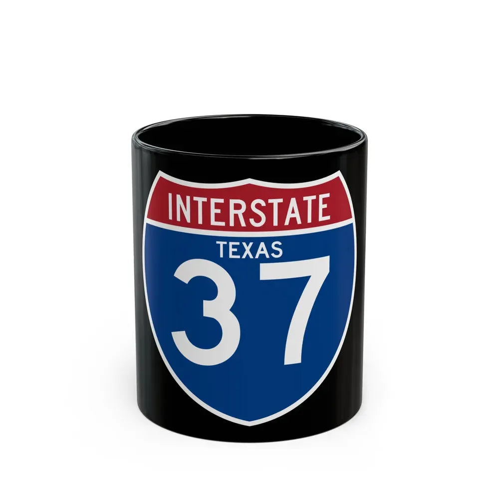 Interstate 37 (U.S. Highways) Black Coffee Mug 11oz - Go Mug Yourself