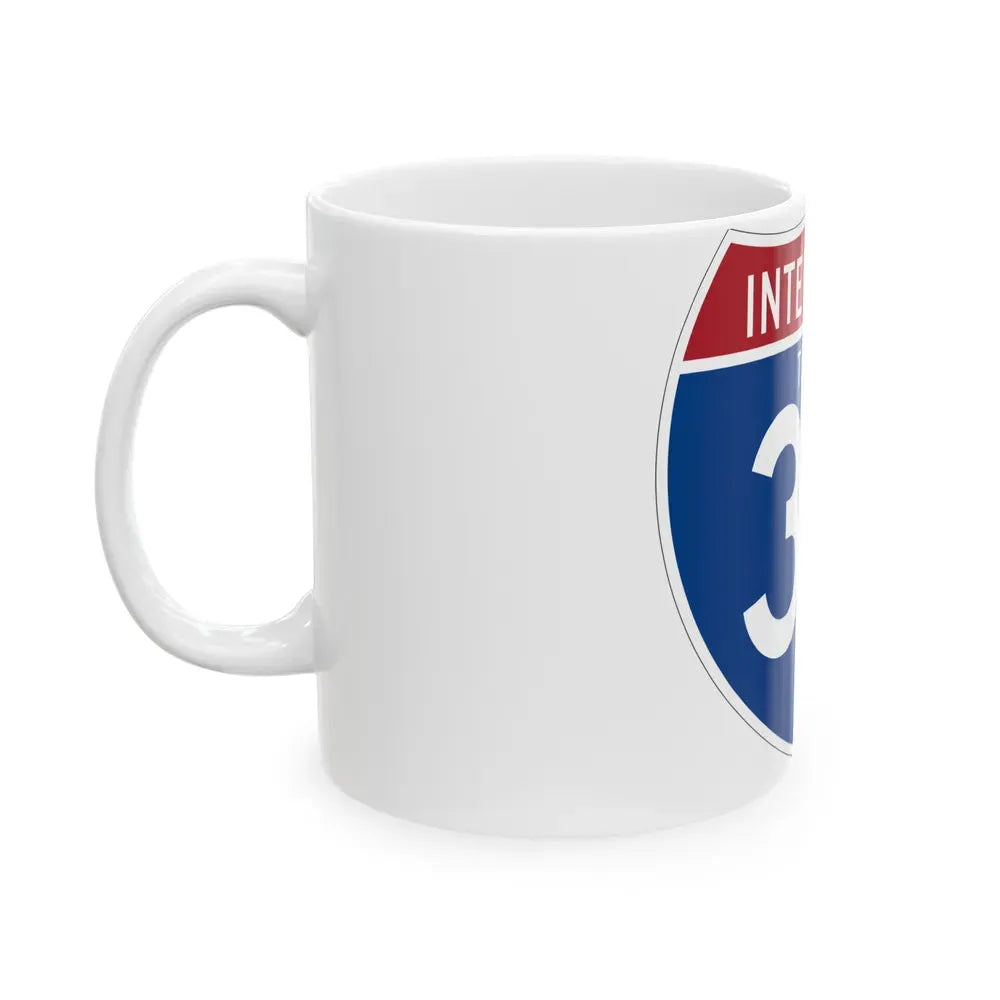 Interstate 37 (U.S. Highways) White Coffee Mug - Go Mug Yourself