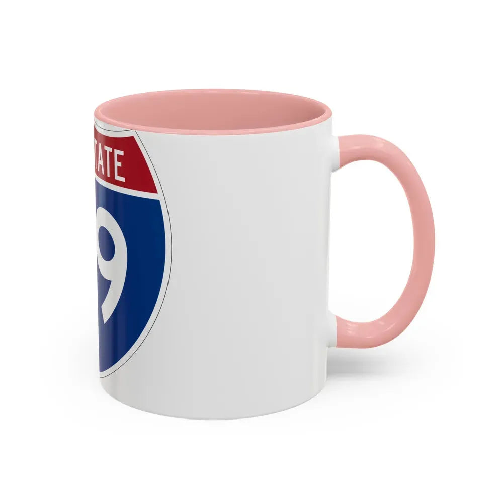 Interstate 39 (U.S. Highways) Accent Coffee Mug - Go Mug Yourself