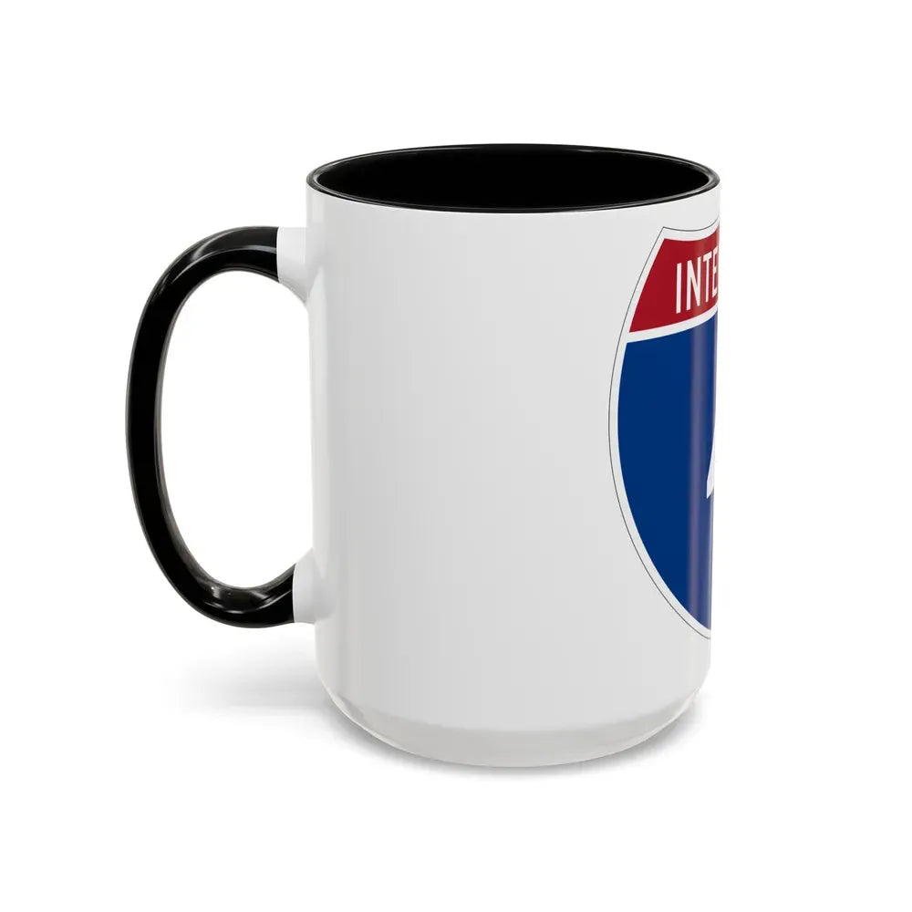 Interstate 4 (U.S. Highways) Accent Coffee Mug - Go Mug Yourself