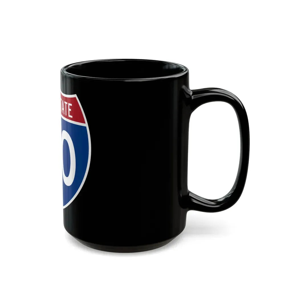 Interstate 40 (U.S. Highways) Black Coffee Mug - Go Mug Yourself