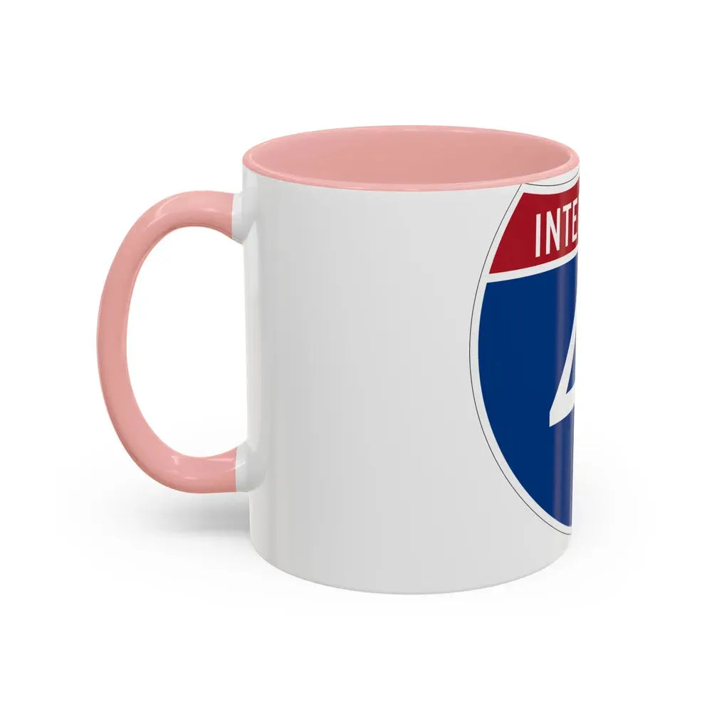Interstate 41 (U.S. Highways) Accent Coffee Mug - Go Mug Yourself