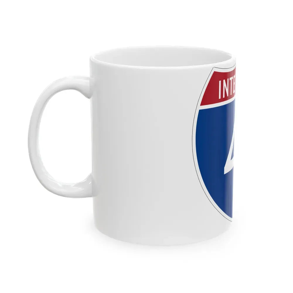 Interstate 41 (U.S. Highways) White Coffee Mug - Go Mug Yourself