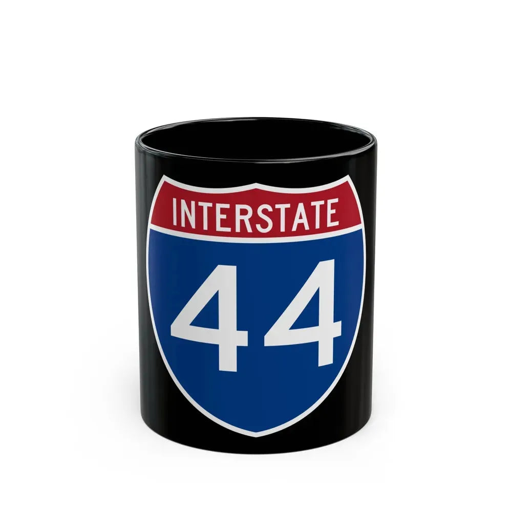Interstate 44 (U.S. Highways) Black Coffee Mug 11oz - Go Mug Yourself