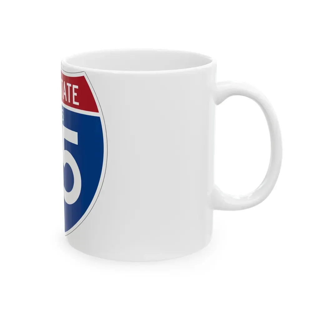 Interstate 45 (U.S. Highways) White Coffee Mug - Go Mug Yourself