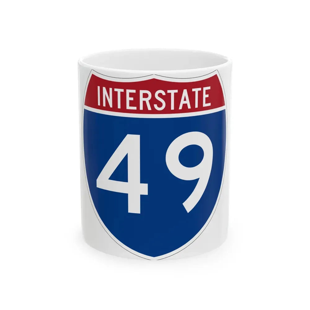 Interstate 49 (U.S. Highways) White Coffee Mug 11oz - Go Mug Yourself