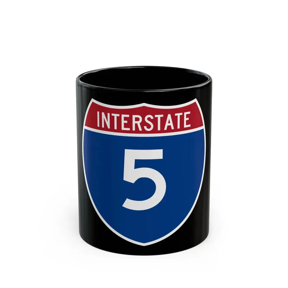 Interstate 5 (U.S. Highways) Black Coffee Mug 11oz - Go Mug Yourself