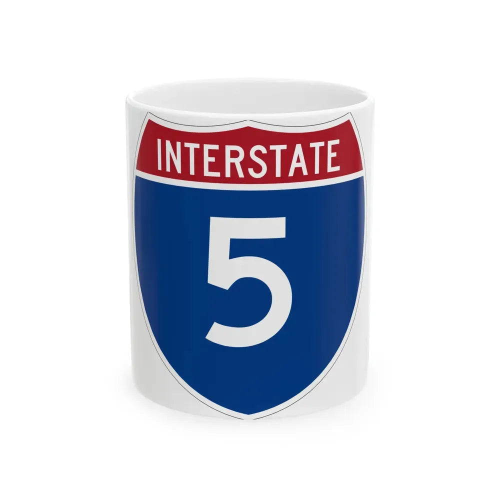 Interstate 5 (U.S. Highways) White Coffee Mug 11oz - Go Mug Yourself