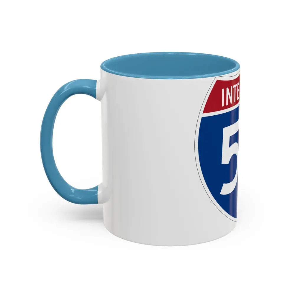 Interstate 55 (U.S. Highways) Accent Coffee Mug - Go Mug Yourself