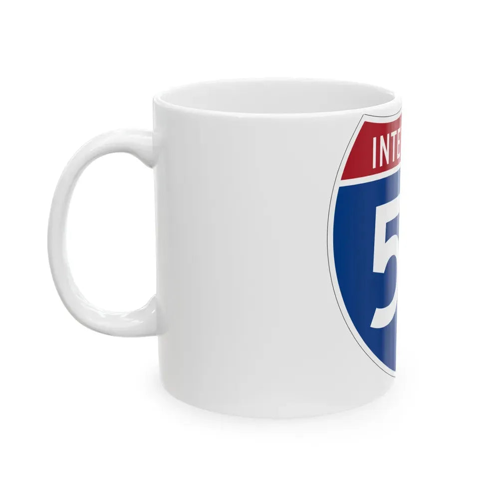 Interstate 57 (U.S. Highways) White Coffee Mug - Go Mug Yourself