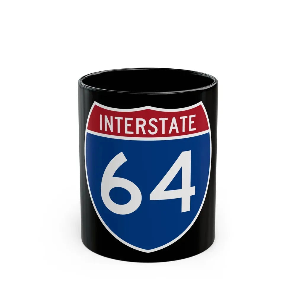 Interstate 64 (U.S. Highways) Black Coffee Mug 11oz - Go Mug Yourself