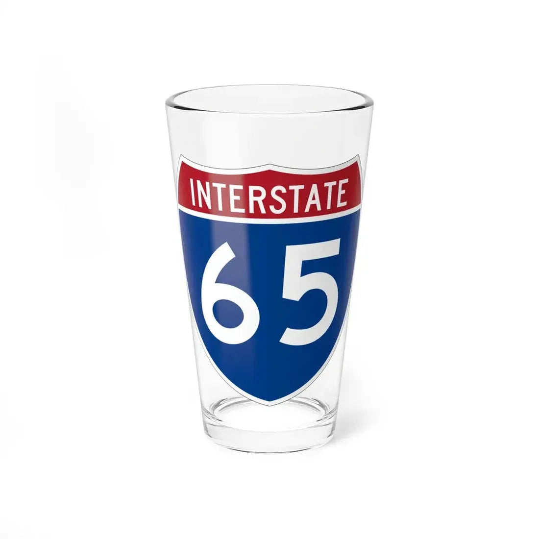 Interstate 65 (U.S. Highways) Pint Glass 16oz 16oz - Go Mug Yourself