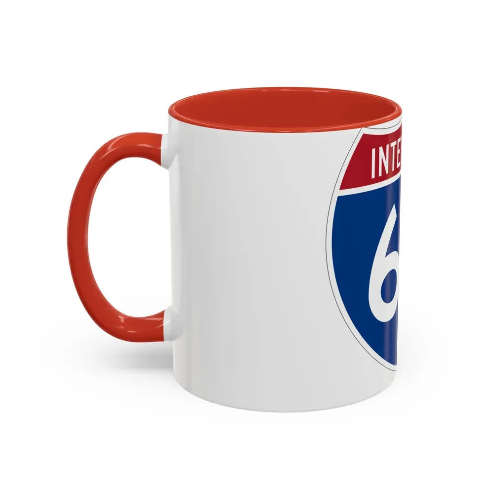Interstate 66 (U.S. Highways) Accent Coffee Mug - Go Mug Yourself