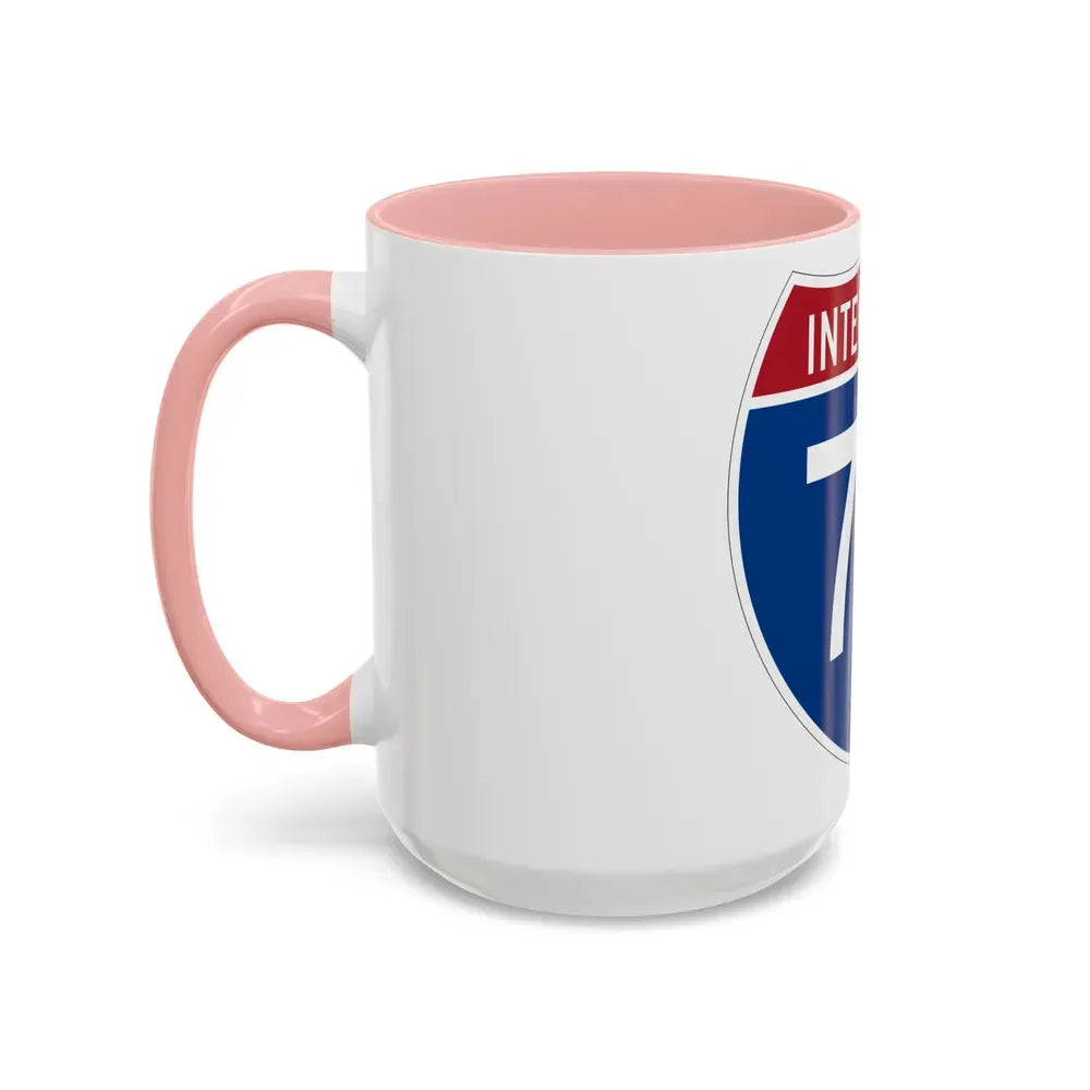 Interstate 72 (U.S. Highways) Accent Coffee Mug - Go Mug Yourself