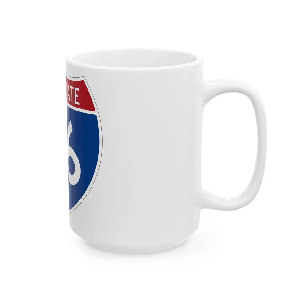 Interstate 76 Colorado Nebraska (U.S. Highways) White Coffee Mug - Go Mug Yourself