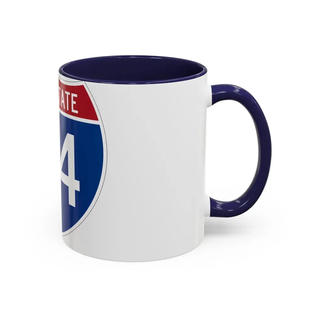 Interstate 84 Oregon Utah (U.S. Highways) Accent Coffee Mug - Go Mug Yourself
