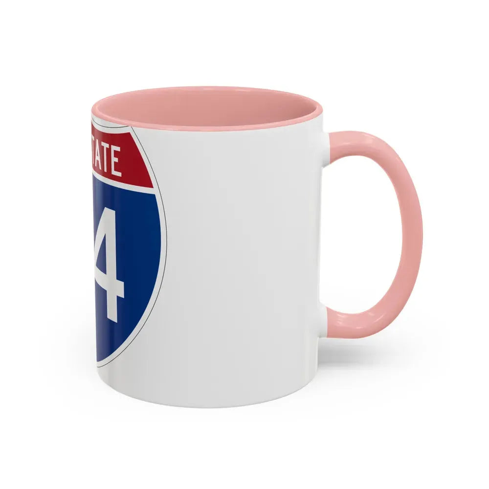 Interstate 84 Oregon Utah (U.S. Highways) Accent Coffee Mug - Go Mug Yourself