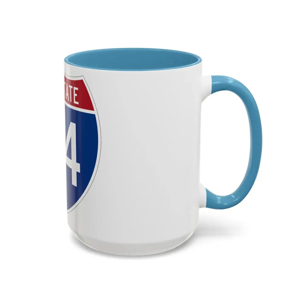 Interstate 84 Oregon Utah (U.S. Highways) Accent Coffee Mug - Go Mug Yourself