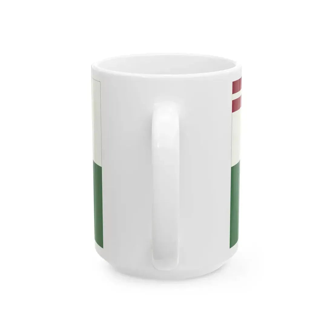 Interwar Mazpulki flag basic design (Latvia) White Coffee Mug - Go Mug Yourself