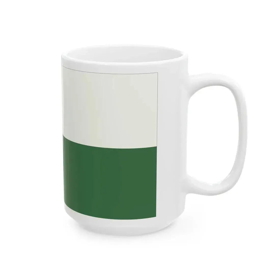 Interwar Mazpulki flag basic design (Latvia) White Coffee Mug - Go Mug Yourself