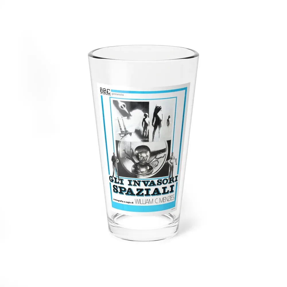 INVADERS FROM MARS (ITALIAN) 1953 Movie Poster - Pint Glass 16oz 16oz - Go Mug Yourself
