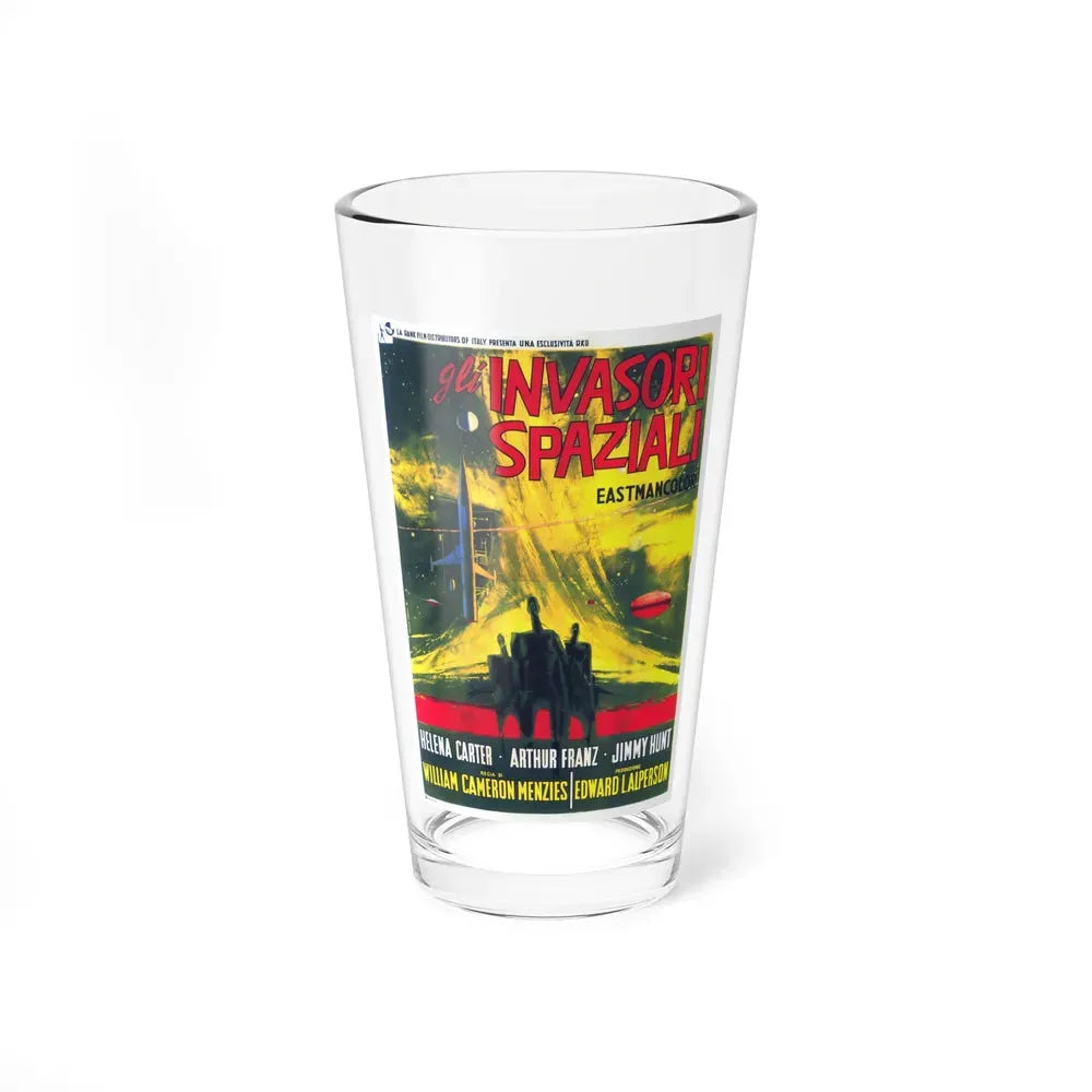 INVADERS FROM MARS (ITALIAN 3) 1953 Movie Poster - Pint Glass 16oz 16oz - Go Mug Yourself