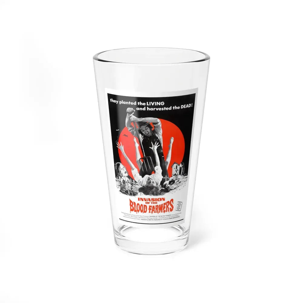 INVASION OF THE BLOOD FARMERS 1972 Movie Poster - Pint Glass 16oz 16oz - Go Mug Yourself