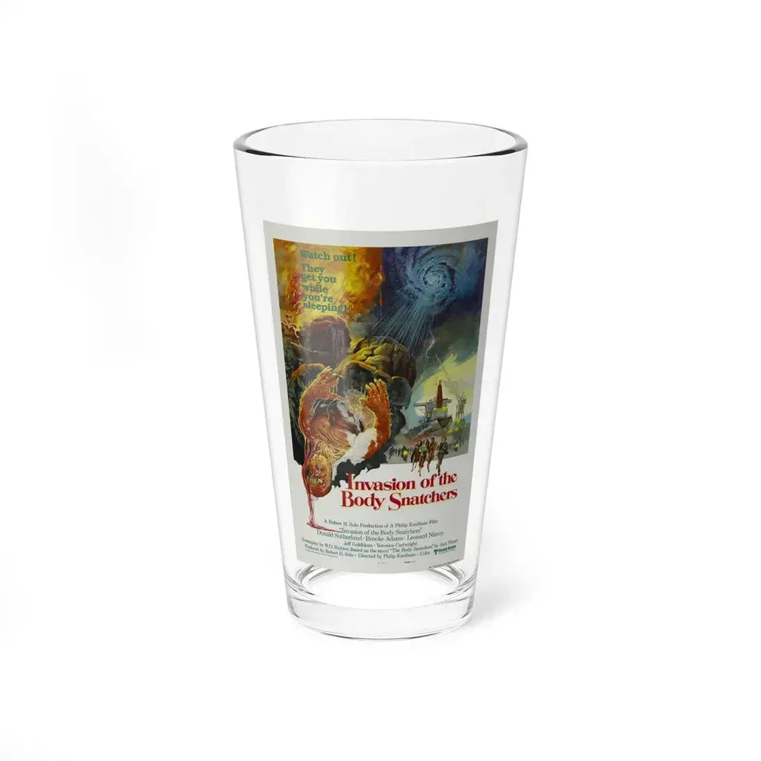 INVASION OF THE BODY SNATCHERS (2) 1978 Movie Poster - Pint Glass 16oz 16oz - Go Mug Yourself