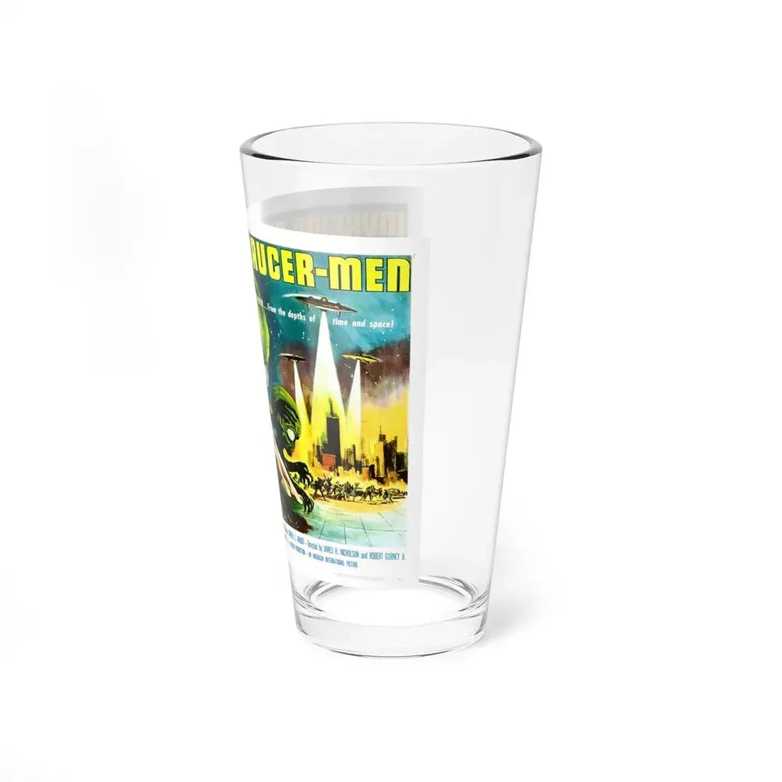 INVASION OF THE SAUCER-MEN (2) 1957 Movie Poster - Pint Glass 16oz - Go Mug Yourself