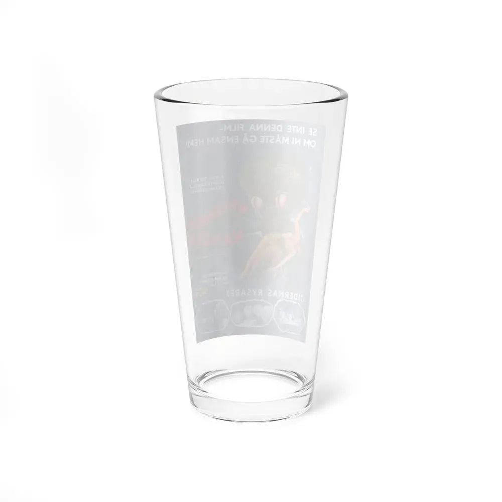 INVASION OF THE SAUCER-MEN (SWEDISH) 1957 Movie Poster - Pint Glass 16oz - Go Mug Yourself