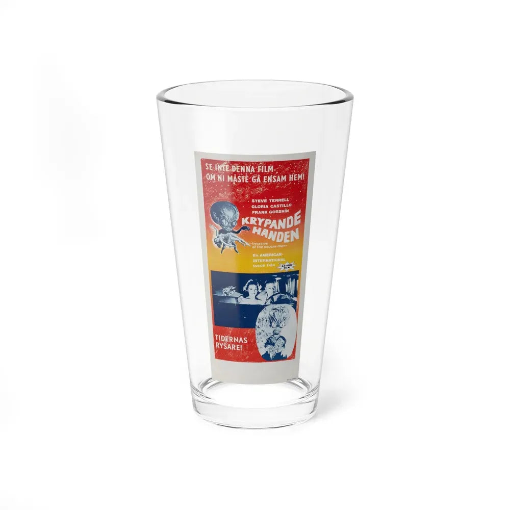 INVASION OF THE SAUCER-MEN (SWEDISH) 2 1957 Movie Poster - Pint Glass 16oz 16oz - Go Mug Yourself