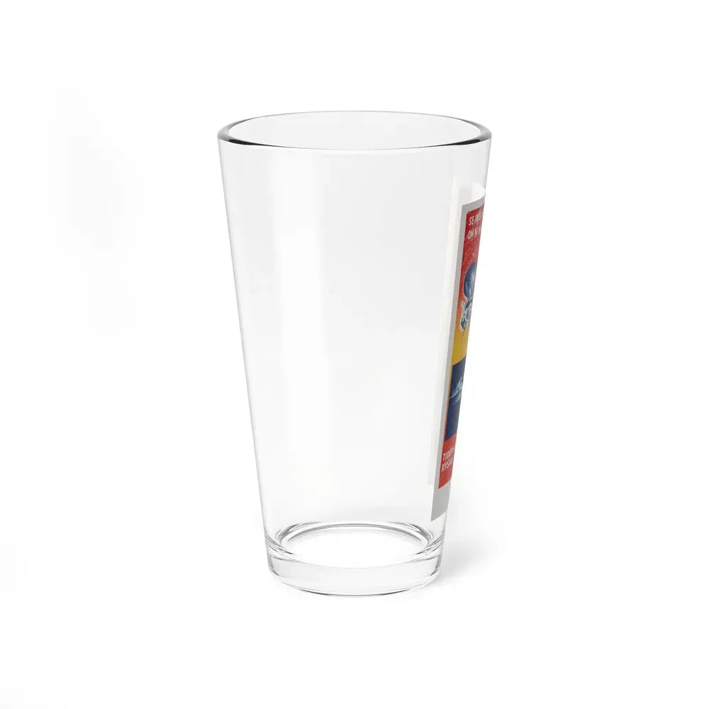 INVASION OF THE SAUCER-MEN (SWEDISH) 2 1957 Movie Poster - Pint Glass 16oz - Go Mug Yourself