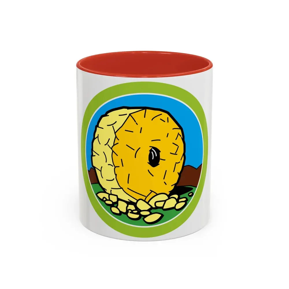 Inventing (Boy Scout Merit Badge) Accent Coffee Mug 11oz Red - Go Mug Yourself