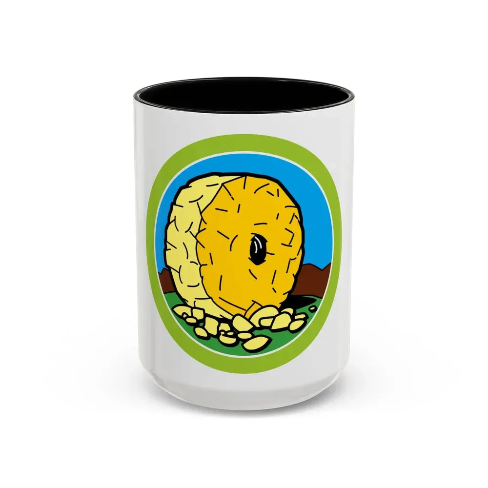 Inventing (Boy Scout Merit Badge) Accent Coffee Mug 15oz Black - Go Mug Yourself