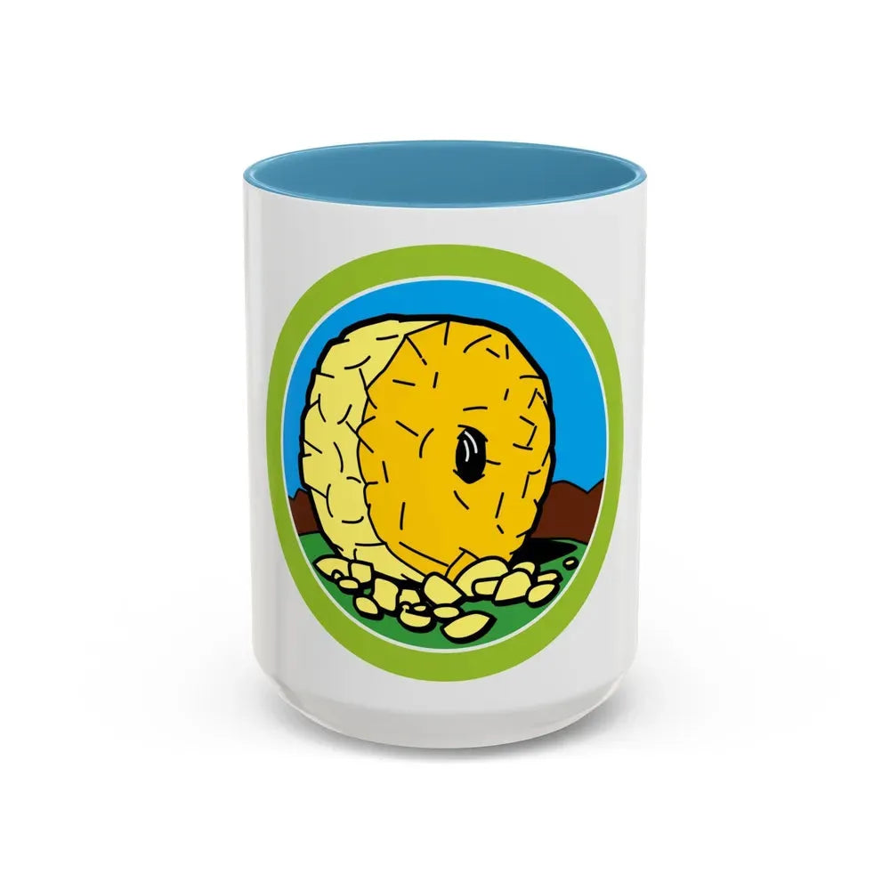 Inventing (Boy Scout Merit Badge) Accent Coffee Mug 15oz Light Blue - Go Mug Yourself