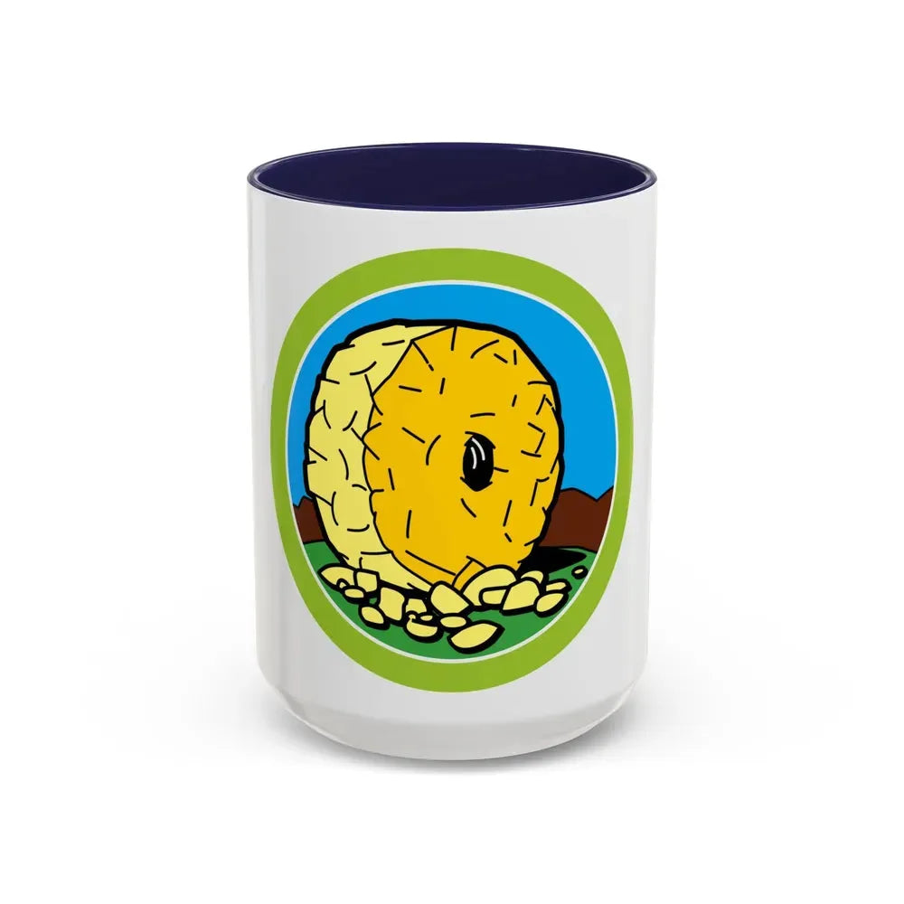 Inventing (Boy Scout Merit Badge) Accent Coffee Mug 15oz Navy - Go Mug Yourself