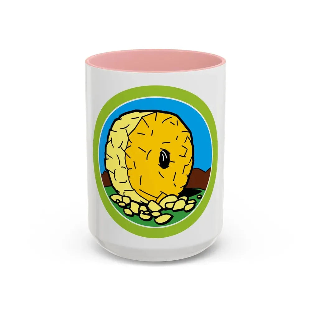 Inventing (Boy Scout Merit Badge) Accent Coffee Mug 15oz Pink - Go Mug Yourself