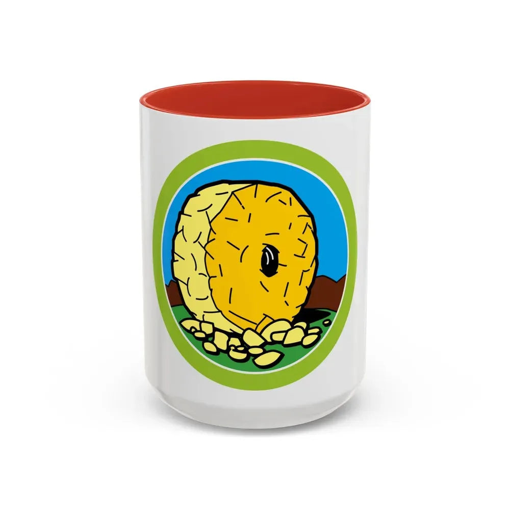 Inventing (Boy Scout Merit Badge) Accent Coffee Mug 15oz Red - Go Mug Yourself