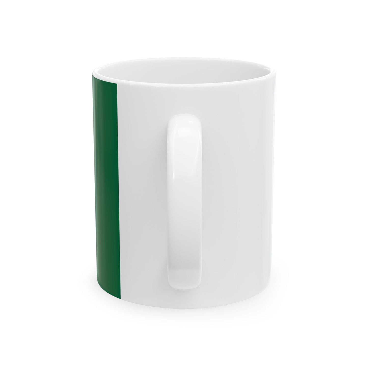 Inverted Franco-Ontarian flag (Canada) White Coffee Mug-Go Mug Yourself