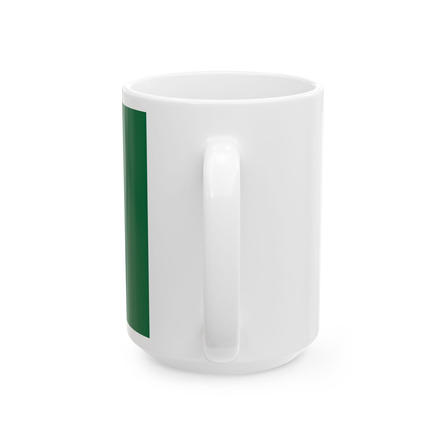 Inverted Franco-Ontarian flag (Canada) White Coffee Mug-Go Mug Yourself