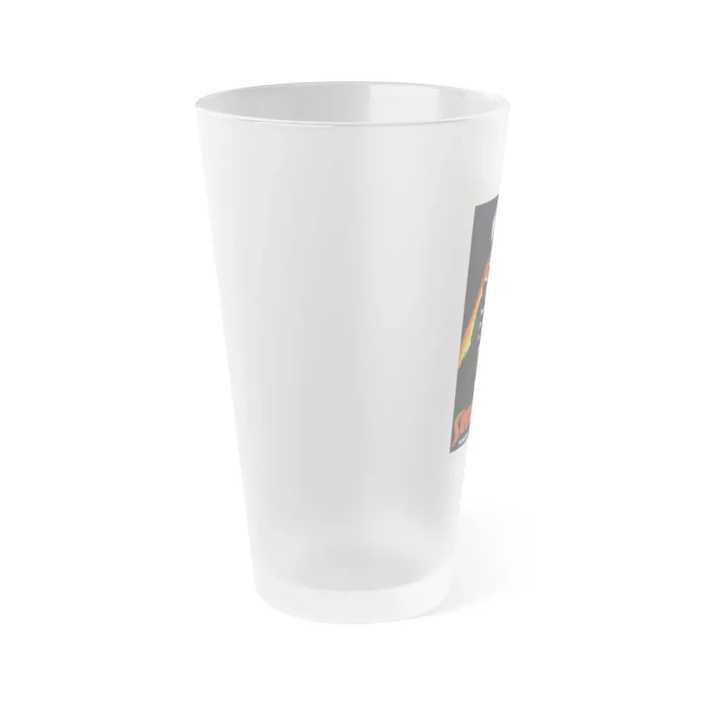 INVINCIBLE SUPERMAN (SUPERARGO) 1968 Movie Poster - Frosted Pint Glass 16oz - Go Mug Yourself