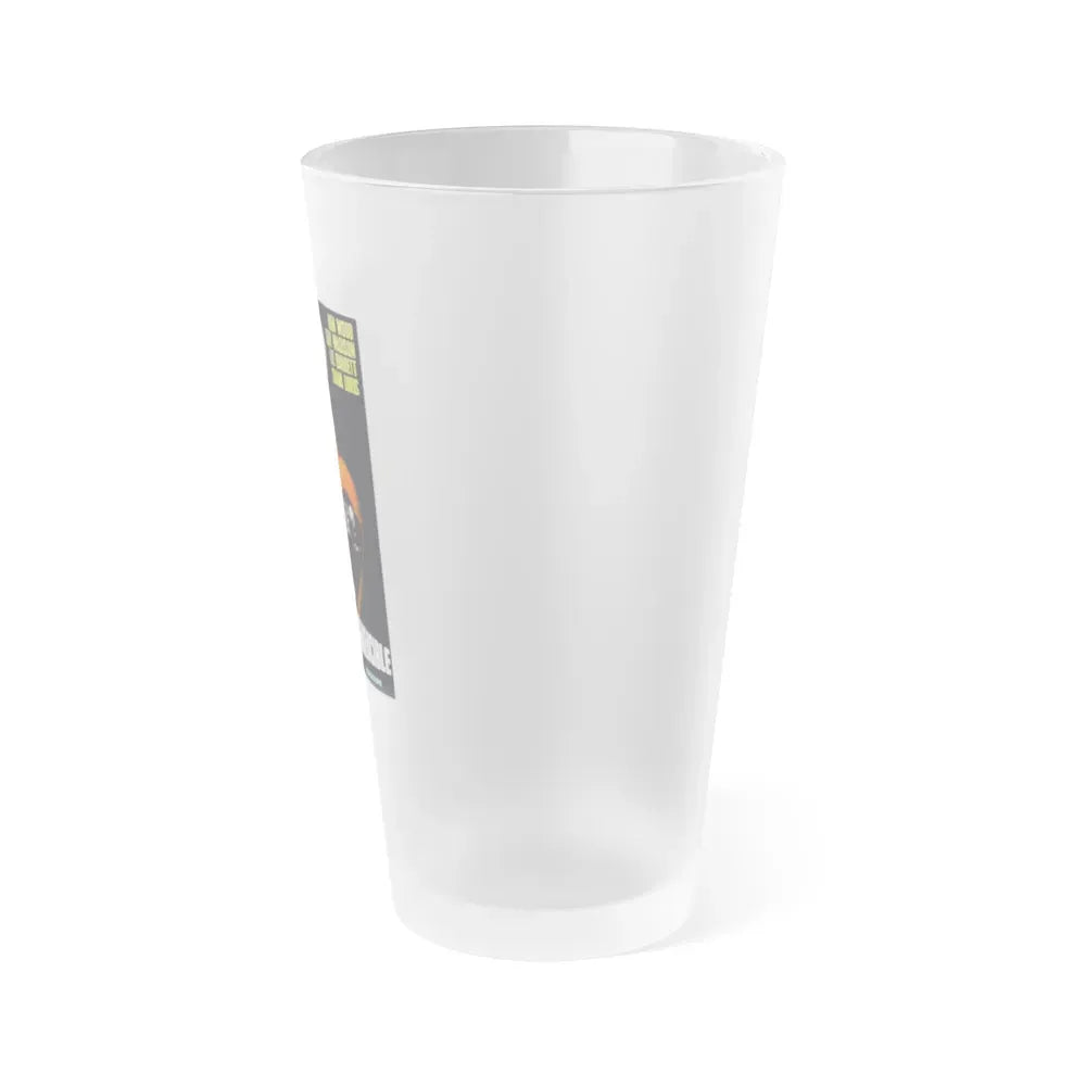 INVINCIBLE SUPERMAN (SUPERARGO) 1968 Movie Poster - Frosted Pint Glass 16oz - Go Mug Yourself