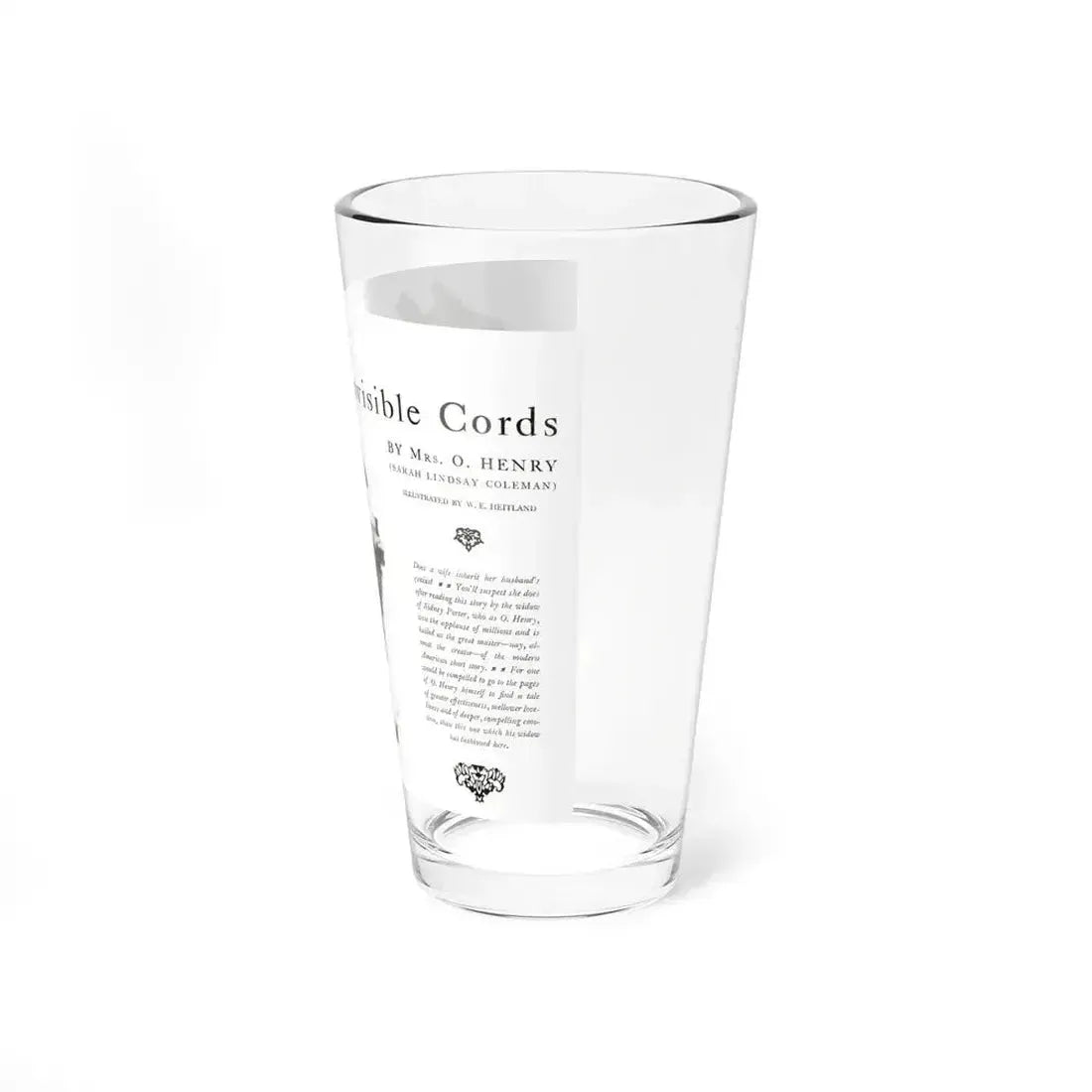 Invisible Cords (1), McCalls magazine, November 1925 - Pint Glass 16oz - Go Mug Yourself