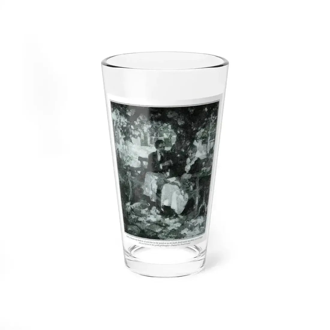 Invisible Cords (4), McCalls magazine, November 1925 - Pint Glass 16oz 16oz - Go Mug Yourself