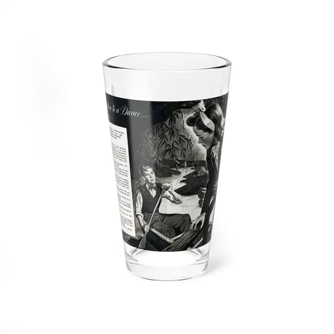 Invitation to a Dance, Miss America magazine, November 1945 - Pint Glass 16oz 16oz - Go Mug Yourself